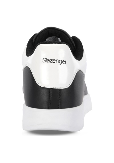 Slazenger Pıero I Kadın Siyah / Beyaz Günlük Spor Ayakkabısı Siyah - Beyaz