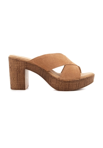 Hush Puppies Bala 624239 Hakiki Deri Kadın Terlik Sand Kum