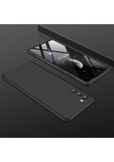 Samsung Galaxy Uyumlu Note 20 Kılıf Zore Ays Kapak-Siyah