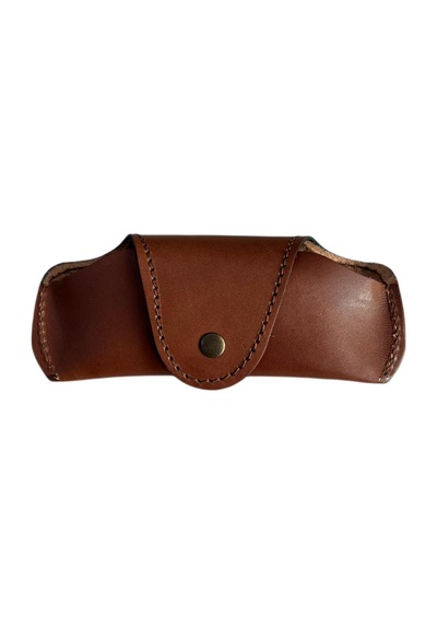 Lnleather Gerçek Deri Gözlük Kılıfı Kızıl Kahve Rengi 95837468