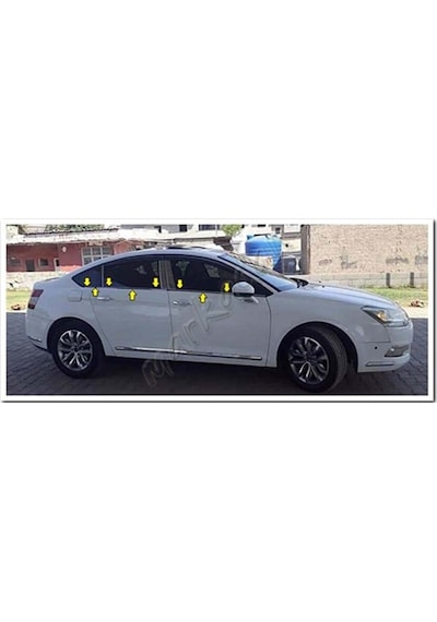 Markadan Citroen C5 Krom Cam Çıtası 2008 Sonrası 6 Parça Paslanma