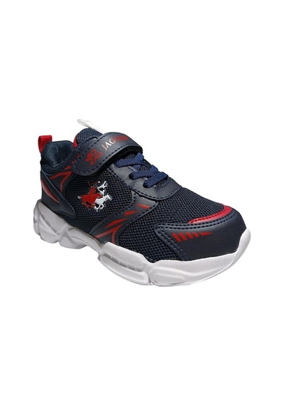 Jagulep Kids Nkt-03 Ft Çocuk Lacivert-Kırmızı Günlük Spor Ayakkab