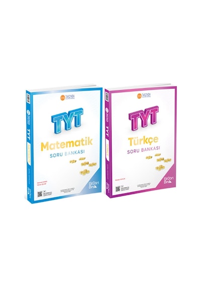 Üç Dört Beş Tyt Türkçe Ve Matematik Soru Bankası 2 Kitap Set