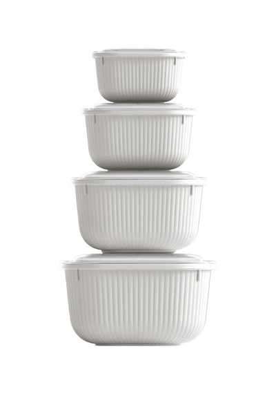 Sızdırmaz Saklama Kabı Seti 600/1100/1800/3000 Ml Kare Diğer