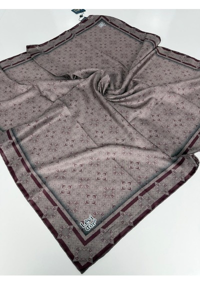 Levidor Lotus Desen Eşarp - 06104 Vizon,bordo-15