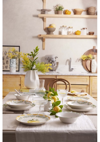 Kütahya Porselen Limoncello 24 Parça 6 Kişilik Yemek Takımı 513300