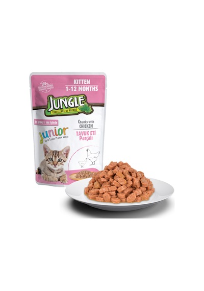 Yavru Kedi Tavuklu 24 Adet 100 G Pouch