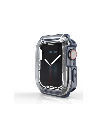 Watch 42mm Mkst Watch Gard 08 Sert Pc + Silikon Koruyucu - Mavi