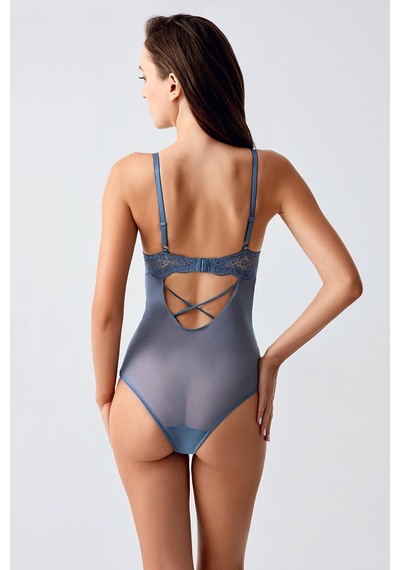 Cotonhause Kadın Dantelli Special Destekli Mavi Body C9t9n0o533 Mavi