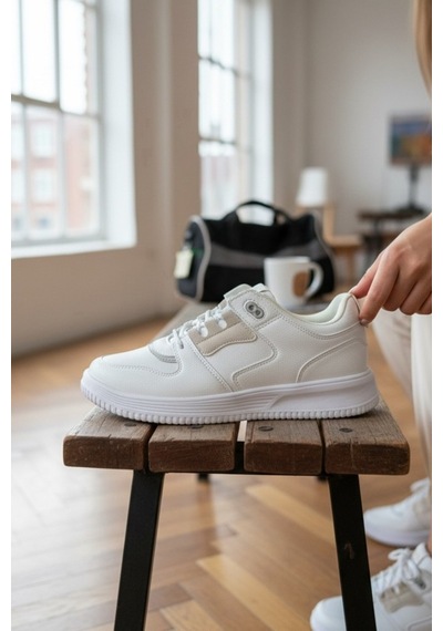 Enoch Erkek Beyaz Günlük Spor Ayakkabı Kalın Tabanlı Sneaker Süet Detaylı Ve Parçalı Tasarım Beyaz Enoch Erkek Beyaz Günlük Spor Ayakkabı Kalın Tabanlı Sneaker Süet Detaylı Ve Parçalı Tasarım Beyaz