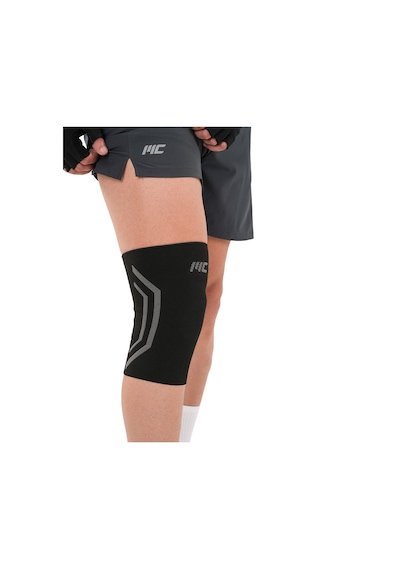 Musclecloth Elastik Spor Dizlik Tekli Paket Siyah Siyah