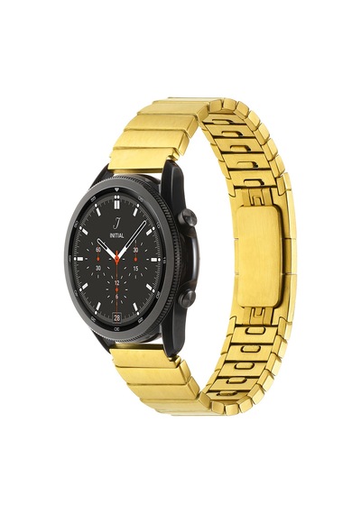Gear S3 22mm Uyumlu Krd-82 22mm Metal Zore Kordon-gold