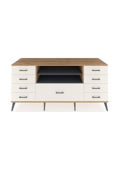 Kronos Konsol 2 Raflı 9 Çekmeceli 176x59x83 Çam-antrasit/aytaşı Antrasit/aytaşı Kronos Konsol 2 Raflı 9 Çekmeceli 176x59x83 Çam-antrasit/aytaşı Antrasit/aytaşı