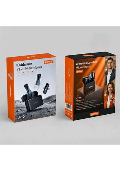 Gulony Kablosuz Yaka Mikrofonu J-10