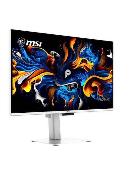 Msı 26.5 Pro Max 271upxw12g 3840 X 2160 Uhd 16:9 Flat Qd-oled 120hz 0.03ms Gtg Freesync Premıum Pro Pıvot Beyaz Monıtor