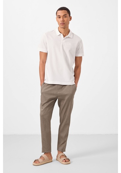 Tommylife Camel Standart Fit Dokuma Hafif Esnek Chino Erkek Pantolon - 82179 Camel