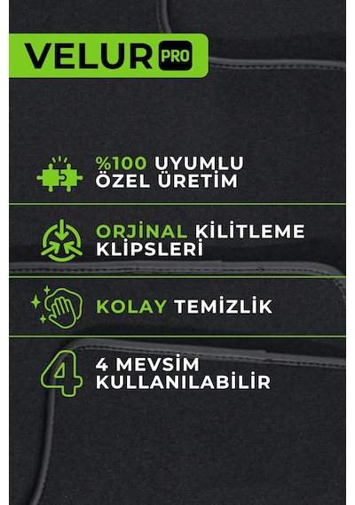 Bmw E60 Seri 2003-2010 Araca Özel Halı Oto Paspas