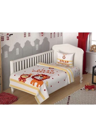 Taç Galatasaray Aslan Parçası Baby Pamuk Pike Takımı