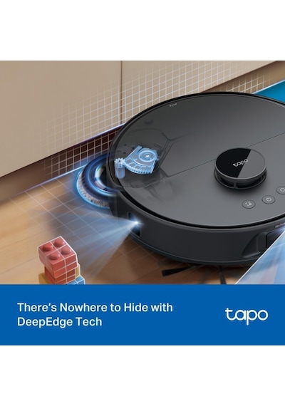Tapo RV50 Pro Omni 15.000 Pa Robot Süpürge Ve Paspas Siyah