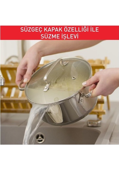 Tefal Duetto İndüksiyon Tabanlı 8 Parça Çelik Tencere Seti - 2100 Diğer