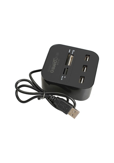 3 Port Usb 2.0 Hub Usb Çoklayıcı Usb Kart Okuyucu