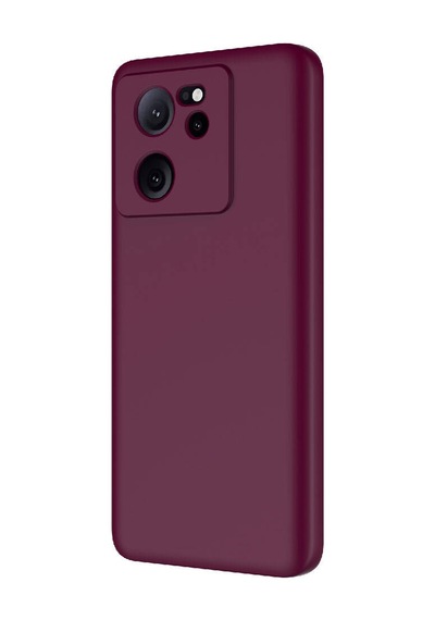 Xiaomi Mi 13t Pro Kılıf Yumuşak Silikon Kamera Korumalı Lansman Pazarplus Lila