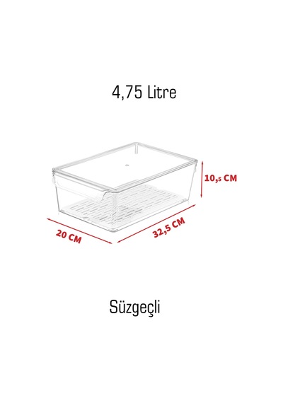 Frostybox Kapaklı Buzdolabı Ve Dolap İçi Düzenleyici Organizer 1 Adet Diğer