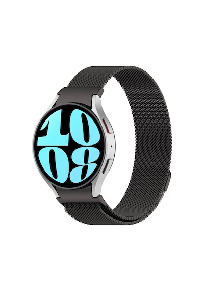 Samsung Galaxy Watch 6 Classic 40mm İle Uyumlu Metal Tel-örgü İşlemeli Kordon