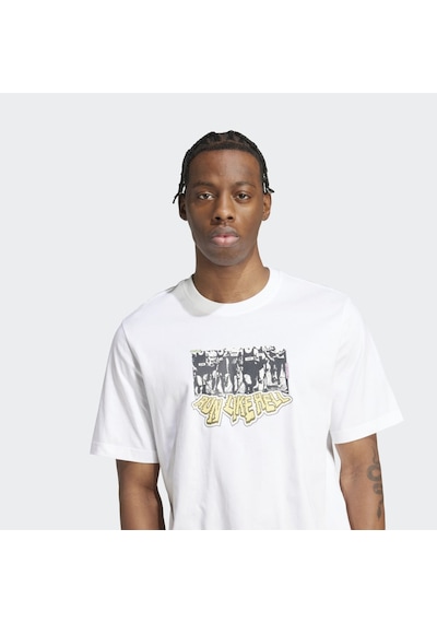 Adidas Jp2668 Q12 Ts Crowd Erkek T-shirt Beyaz