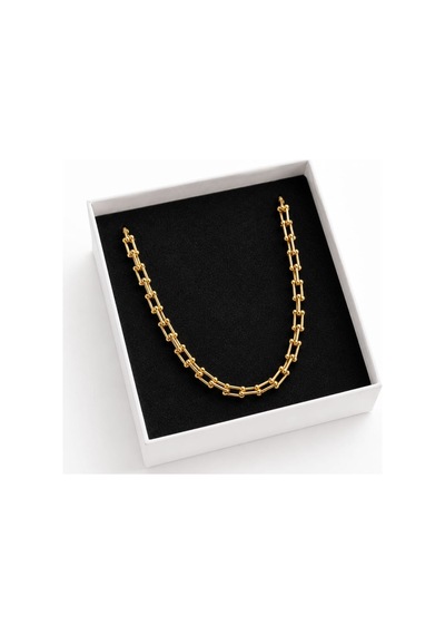 Cm Jewelry Nova Gold Çelik Kolye Altın