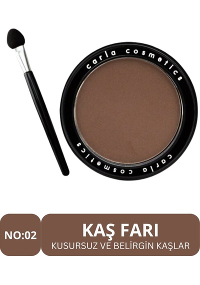 Carla Eyebrow Shadow No: 02 Kaş Farı Koyu Kahve 4.5 G