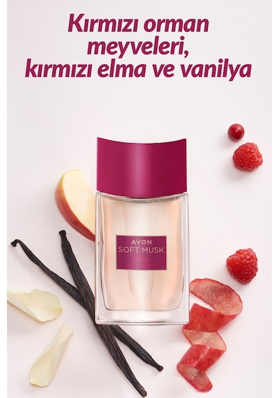 Avon Soft Musk Delice Velvet Berries Kadın Parfüm EDT 50 ML