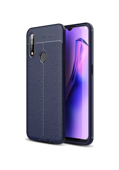 Apsuwa Oppo A31 Kılıf Niss Deri Dokulu Silikon