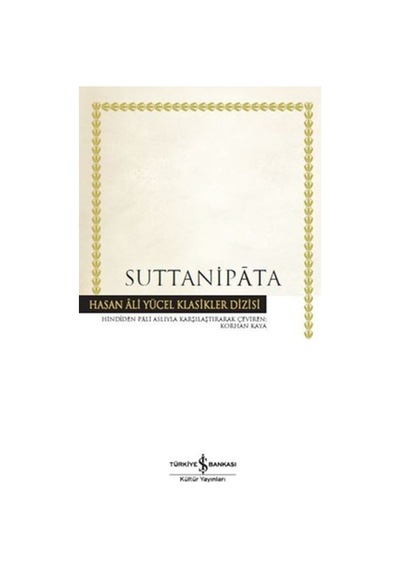 Suttanipata - Hasan Ali Yücel Klasikleri