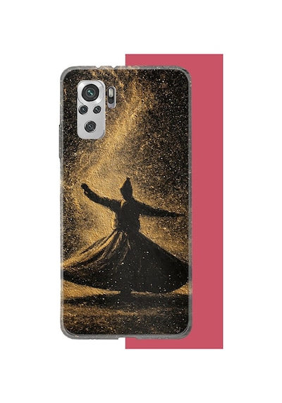 Redmi Note 10 / 10s Uyumlu Semazen Baskılı Silikon Kılıf Renkli