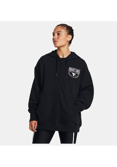 Under Armour 1383599-001 Pjt Rck Hw Terry Fz Os Q1 Black / Purple Ace / Black Bayan Ceket Siyah Under Armour 1383599-001 Pjt Rck Hw Terry Fz Os Q1 Black / Purple Ace / Black Bayan Ceket Siyah