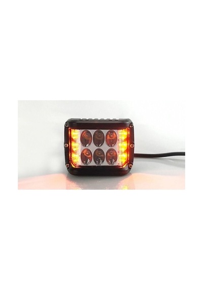 2 Adet Kaput Üstü Offroad Projektör Sis Çalışma Lambası 12 Ledli 36 Watt