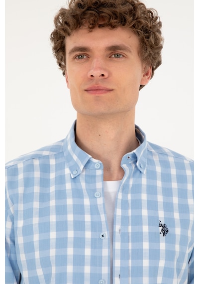 U.s. Polo Assn. Erkek Açık Mavi Gömlek Desenli 50288665-vr003 Açık Mavi U.s. Polo Assn. Erkek Açık Mavi Gömlek Desenli 50288665-vr003 Açık Mavi