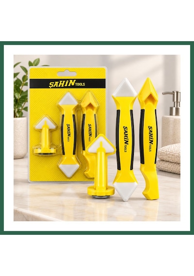 Bezos Silikon & Mala & Derz Kazıyıcı Set 3pcs Bzs01