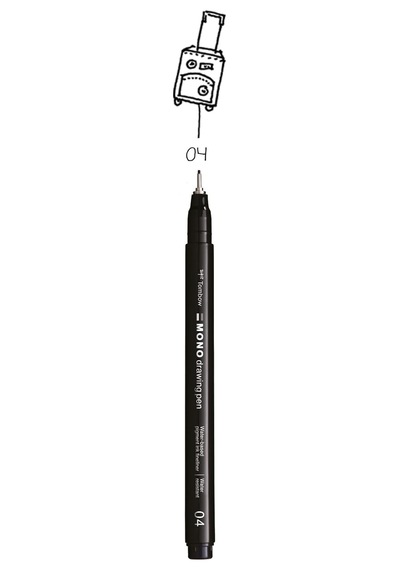 Fineliner Mono Çizim Kalem, Vuruş Genişliği 04 Yakl. 0,40 Mm , Pigmentli Mürekkep, Suya Ve Işığa Dayanıklı,