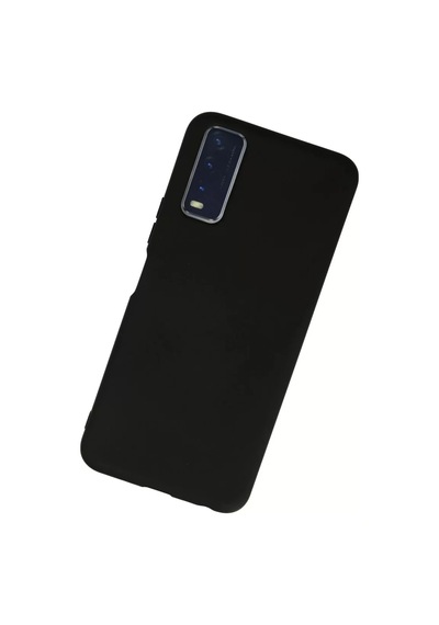 Newface Vivo Y11s Kılıf Nano İçi Kadife Silikon - Siyah