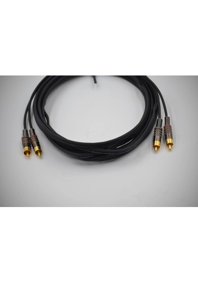 Amfi Rca Kablosu 5 Metre - El Yapımı %100 Bakır Anfi Rca Ses Kablosu - 5 Metre