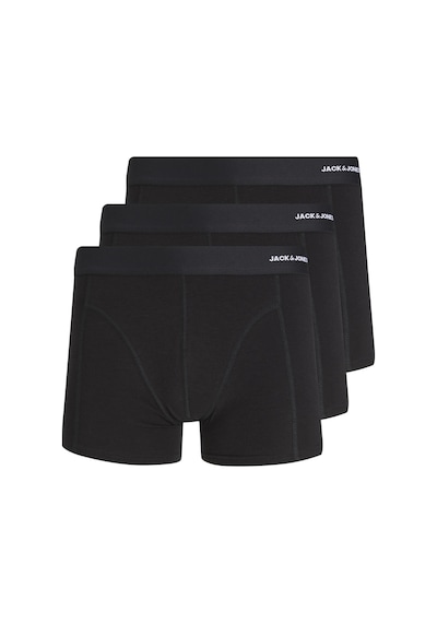 Jack & Jones 12198852 Bambu Erkek Boxer 3'lü Siyah