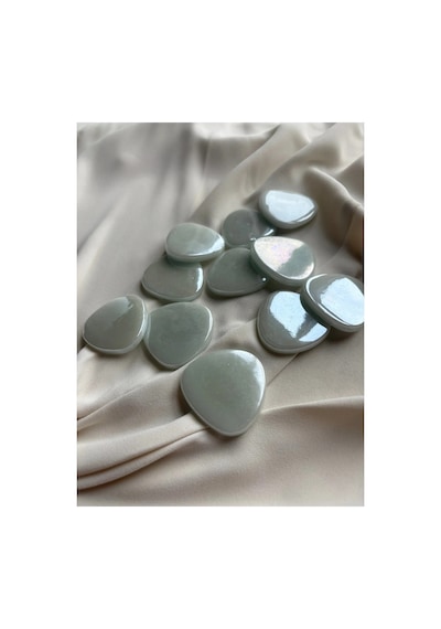 Sanatsal Damla Mozaik Parlak Beyaz 45x45mm 100gr