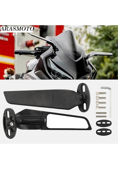 Motosiklet Kanat Dikiz Aynaları Ayarlanabilir R25 -cbr 250-125-60