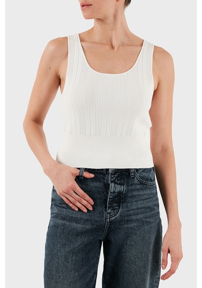 Armani Exchange Bayan Top Xw001303 Af10352 U1003 Ekru Ekru