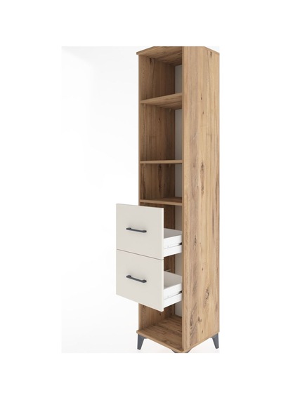 Hyperion Dolap 3 Raflı 2 Çekmeceli 44x44x221 Çam-aytaşı Çam