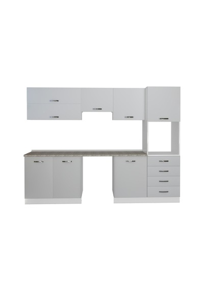 Decoraktiv Elite 280yq Ankastre Boy Dolaplı Mdf Hazır Mutfak Dolabı - Tezgah Dahil - Buz Gri Açık Gri Decoraktiv Elite 280yq Ankastre Boy Dolaplı Mdf Hazır Mutfak Dolabı - Tezgah Dahil - Buz Gri Açık Gri