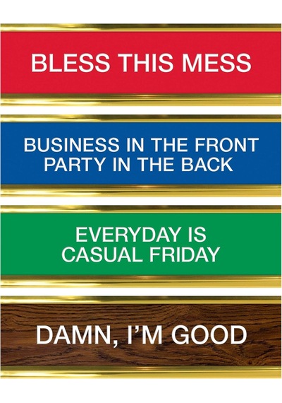 Genuine Fred Daily Masa Plaketi Masaüstü Flip Book, Çeşitli Diğer