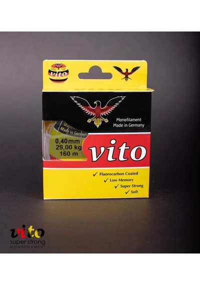 Vito Süper Strong Monoflament Şeffaf Misina 160 Metre 0,40mm - Standart